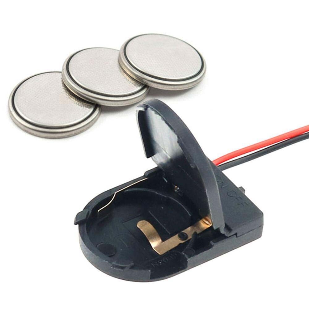 5PCS CR2032 Button Coin Cell Battery Socket Holder Case Cover With Switch.