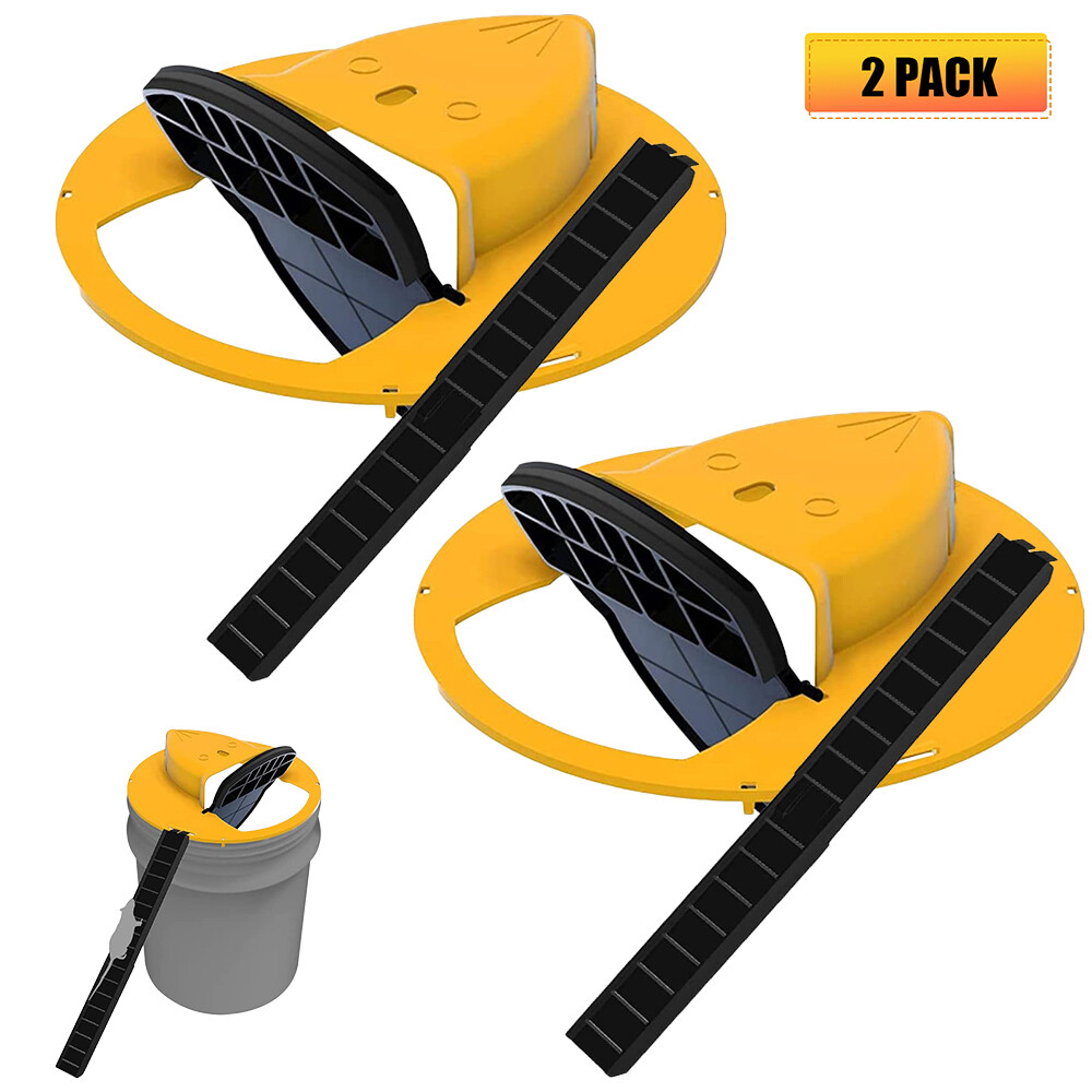 2x Mice Trap Reusable Smart Bucket Lid Mouse Rat trap Auto Reset