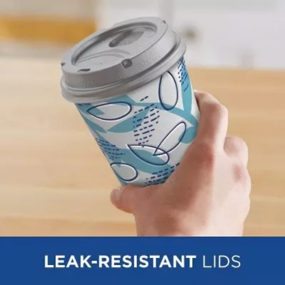 Dixie To Go Disposable Hot Cups & Lids - 12oz