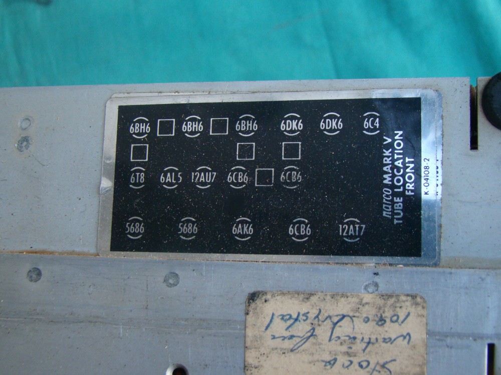 Narco Mark V CN50B TRANS RCVR