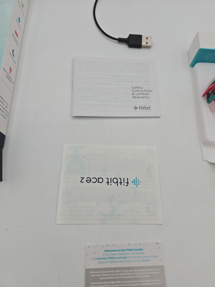 Fitbit Ace 2 Activity Tracker for Kids - Watermelon / Teal Clasp