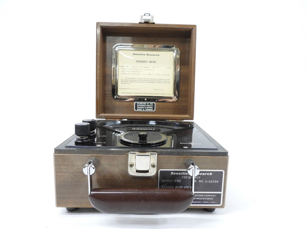 Sensitive Research Model FRE Frequency Meter (great condition)