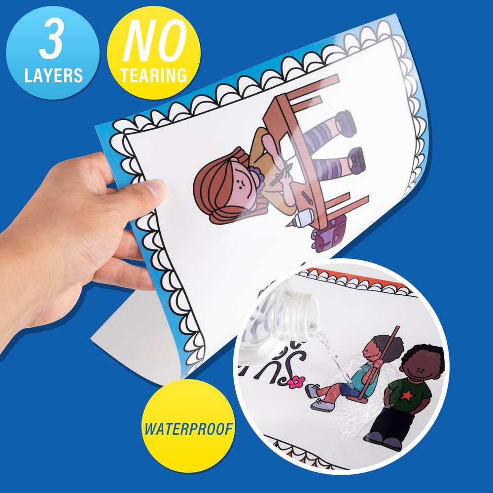 Alpurple A4 Classroom Rules- Preschool Class Rules Posters- Classroom