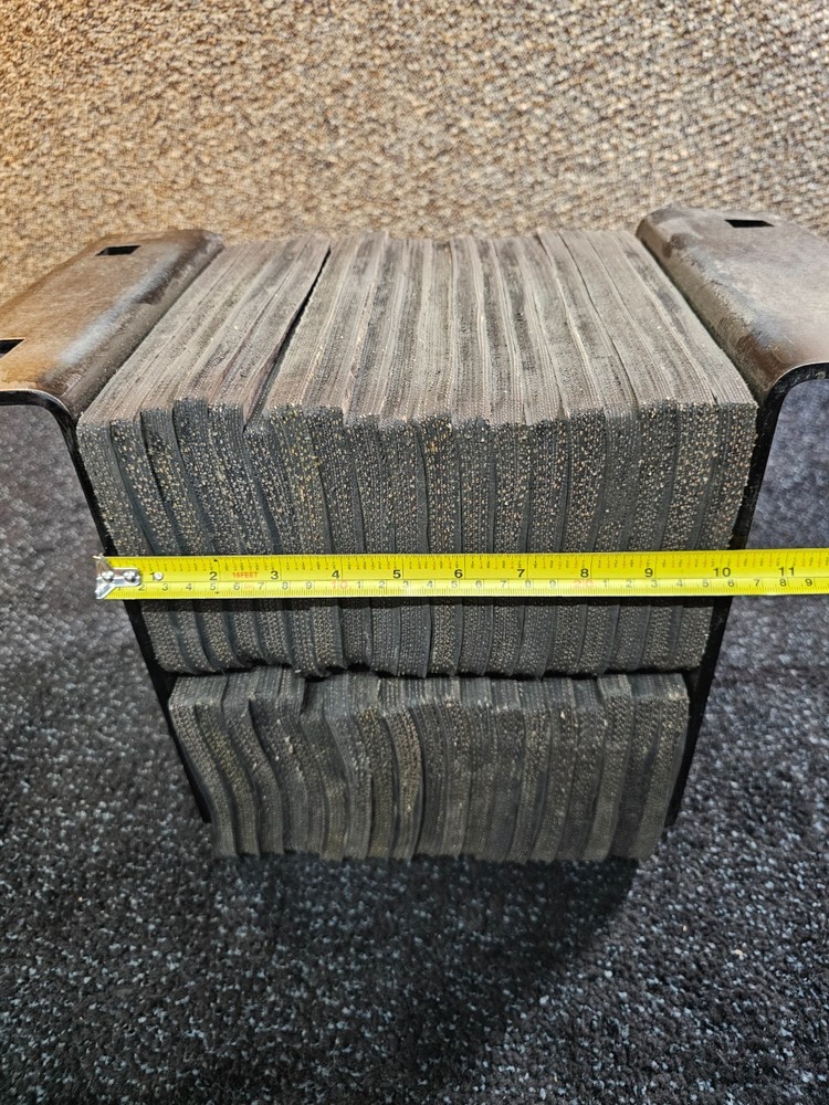 Extra-Thick Laminated Loading Dock Bumper 12" x 10" Recycled Rubber