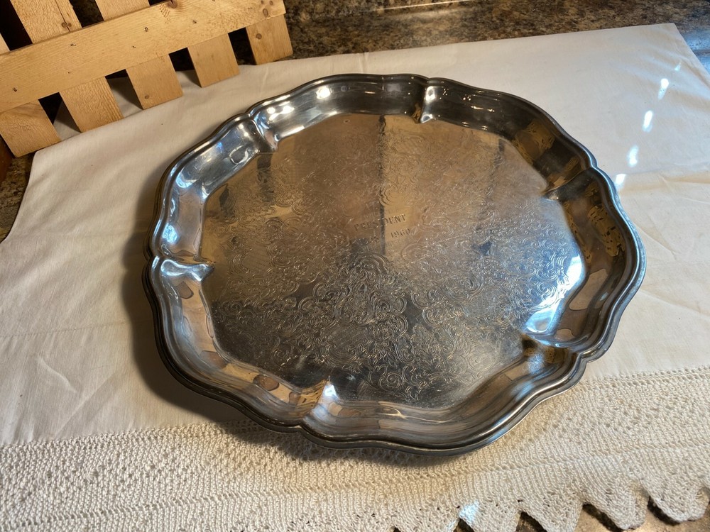 Vintage W & S Blackinton Silver Plate 1958 - 1960 President Mercy Hospital