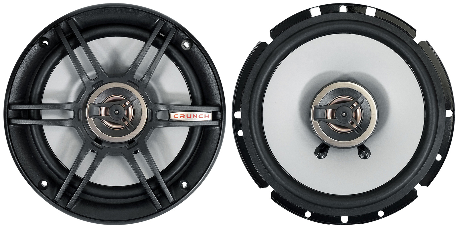 (4) Crunch CS65CXS 6.5" Car Audio Shallow Mount Speakers 300 Watts Max 2-Way