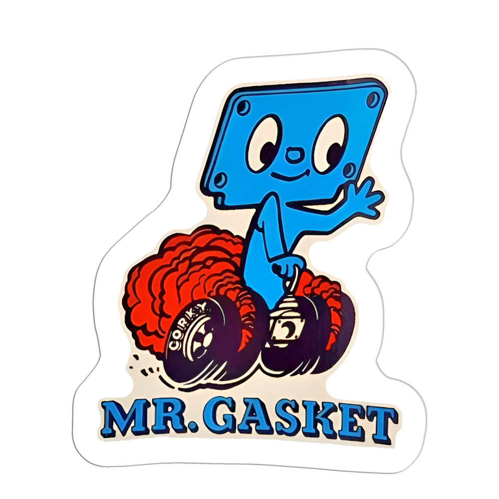 Mr. Gasket Vintage Sticker Decal