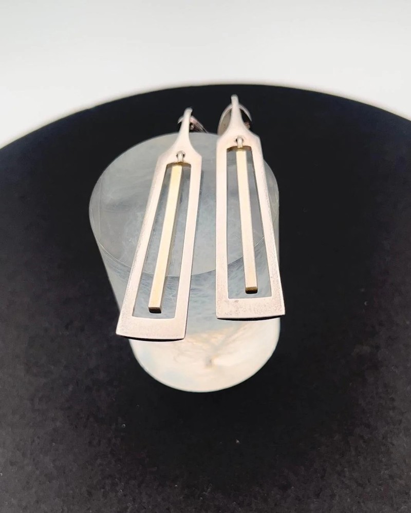 Hans Hansen Sterling Silver Earrings (Studs)
