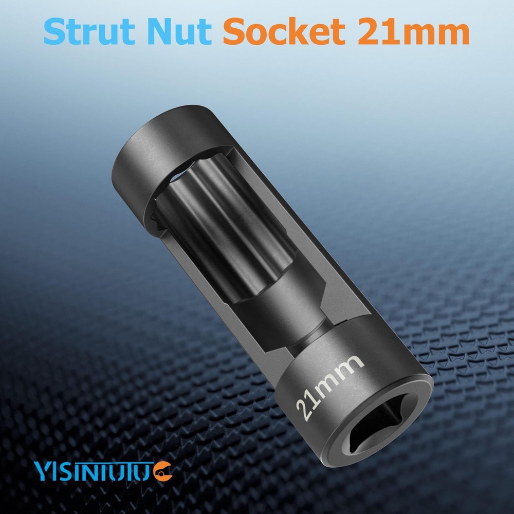 Suspension Strut Socket Tool - 12 Point 1/2" Drive Nut Socket for Easy Remova...