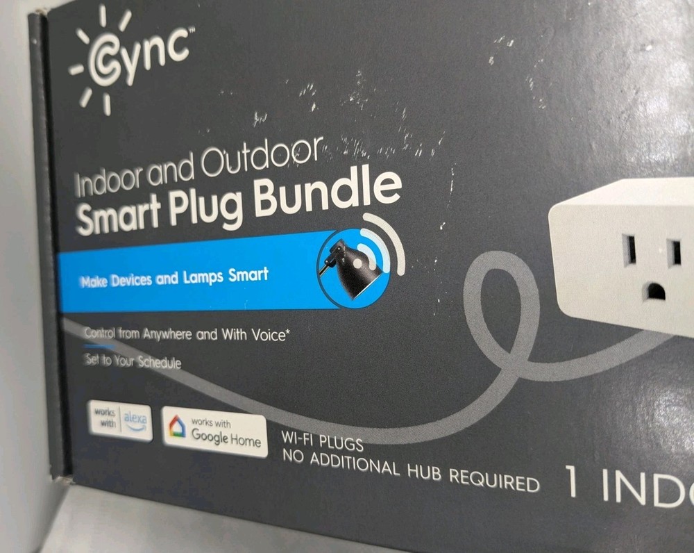 cync Indoor and Outdoor Smart Plug Bundle