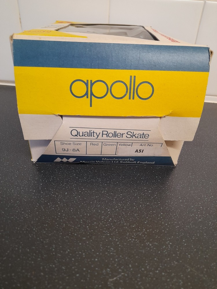 Vintage Apollo Roller Skates With Box