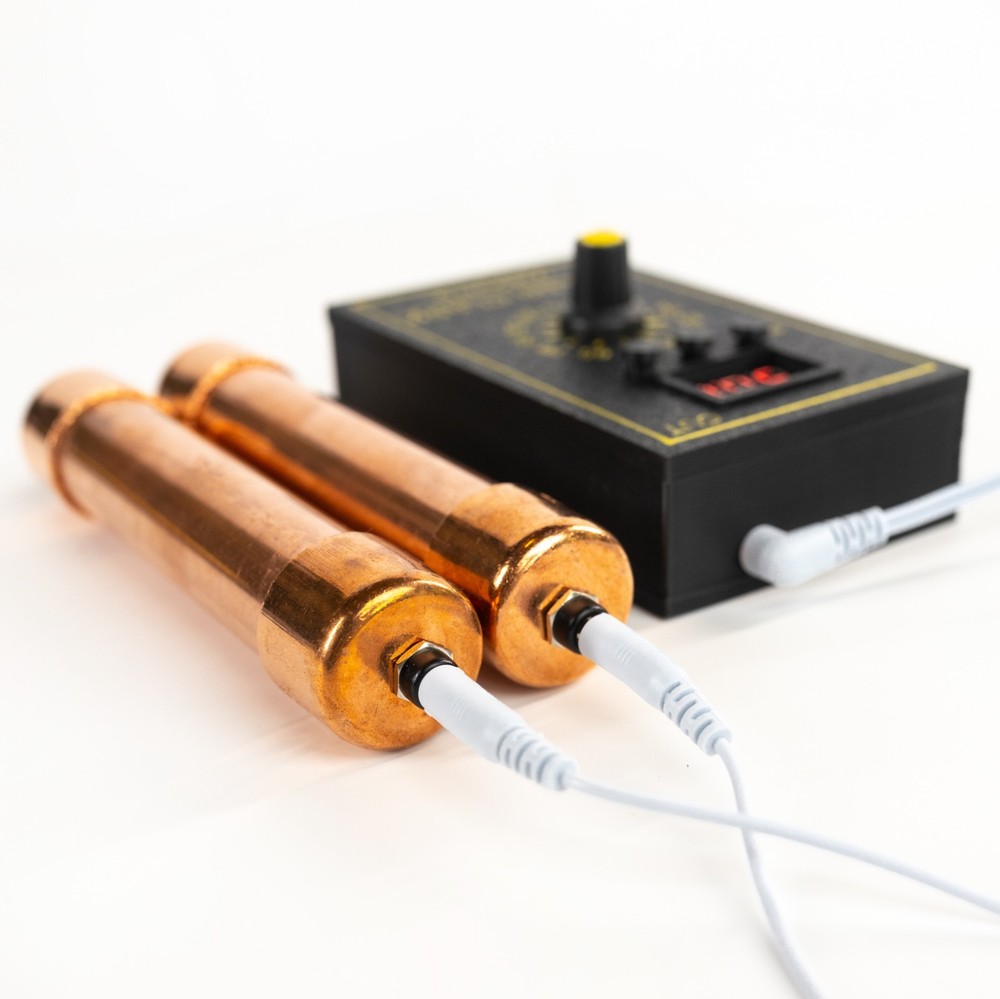 Hulda Clarck’s Protocol Gadget Multi Frequency Zapper with Copper, Carbone elect