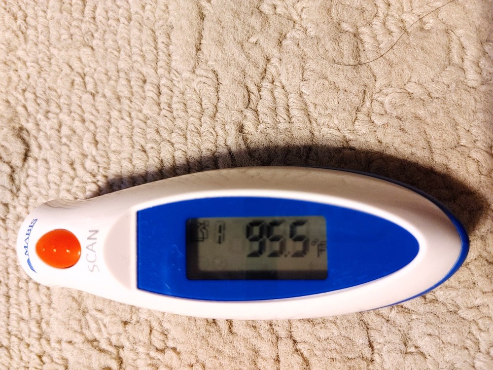 MABIS Instant Ear Thermometer. Night Glo Display. Fast *No Guidebook*