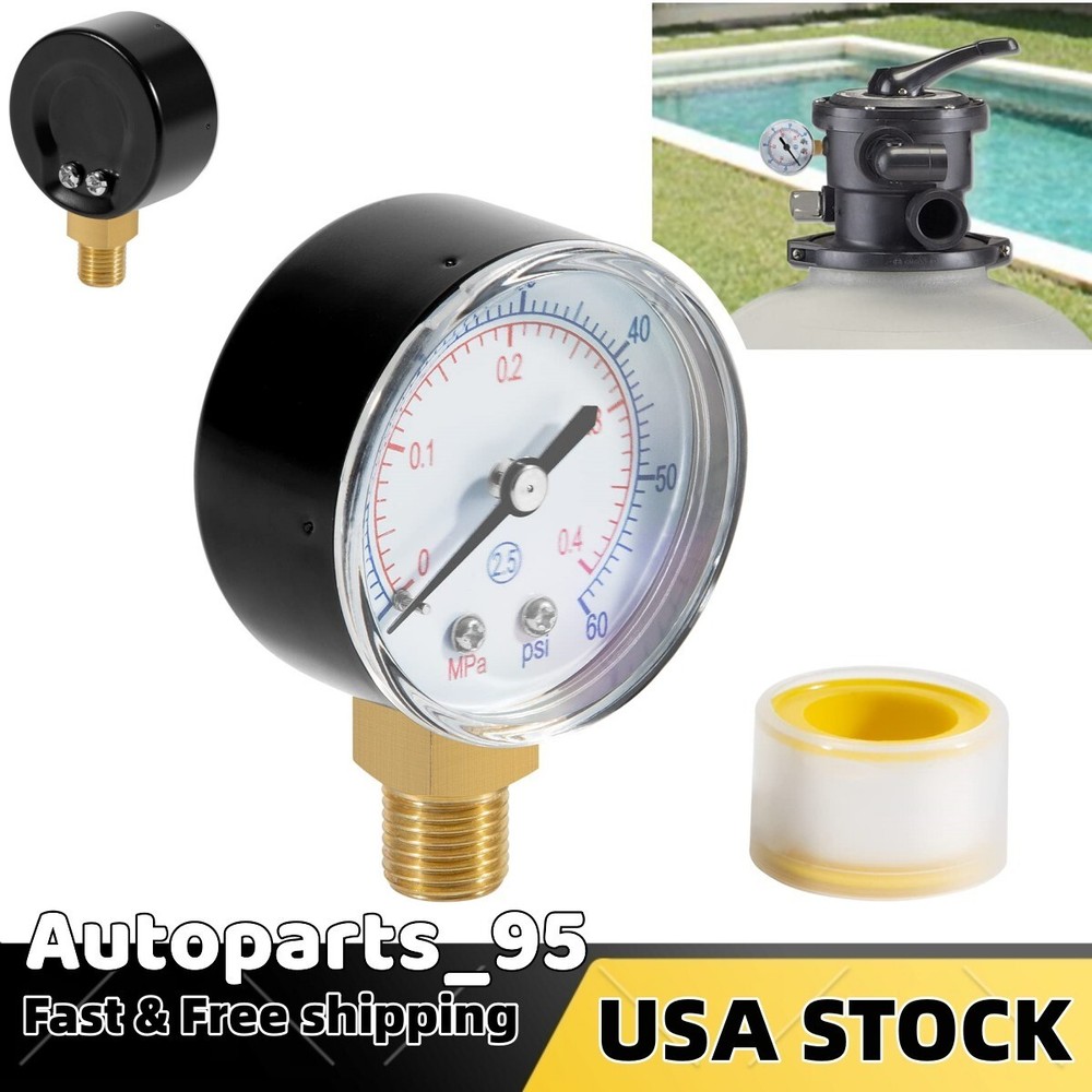 Boxed Pressure Gauge Replacement ECX270861 for Select Hayward Sand & D.E. Filter
