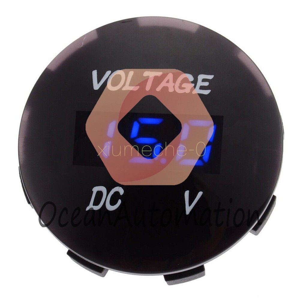DC 12V-24V LED Panel Digital Voltage Meter Display Voltmeter Car Motorcycle B