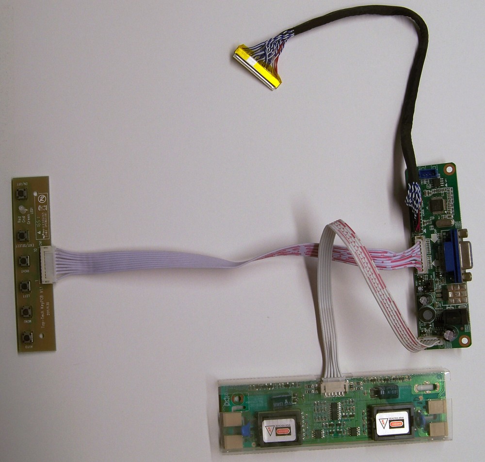 LCD Controller/Driver for CLAA215FA01AH LCD Panel (VGA) - Controller Only