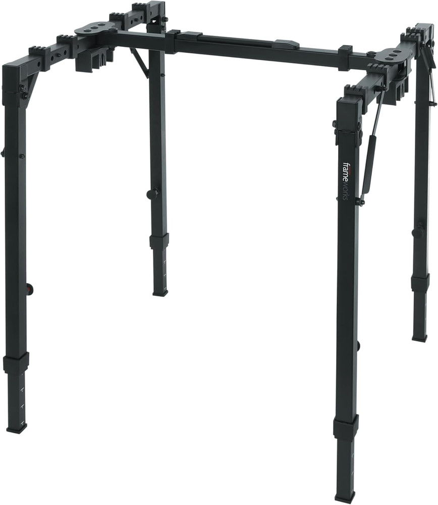 Frameworks Adjustable T-Stand Folding Workstation or Keyboard Stand, Weight Capa