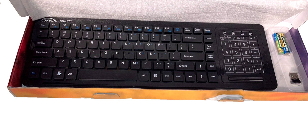 NEW IN BOX Wireless Touchpad Keyboard 2.4g Computer Accessory Model 50916