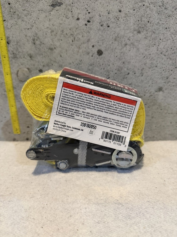 Haul Master E-Track Tie Down Strap 2" x 16' 61287