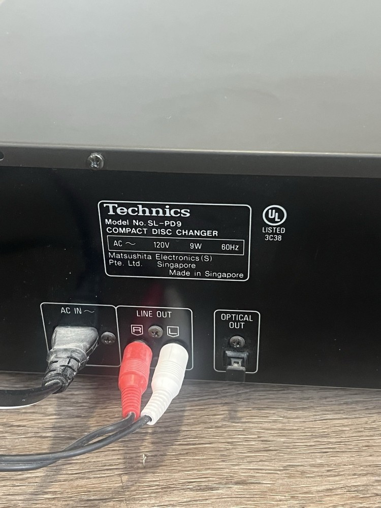 Technics 5-Disc CD Changer SL-PD9 Rotary Multi-Stage *TESTED & WORKING*