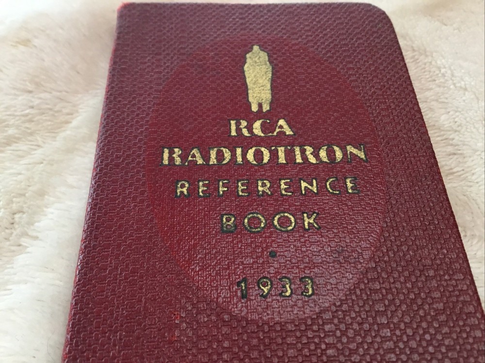 Vintage RCA Radiotron 1933 Reference Book - Sharp