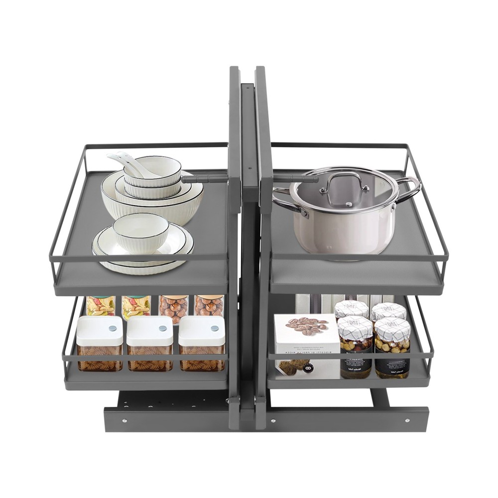 Cabinet Pull-out Storage Rack Pull Out Corner Organizer for Kitchen Cabinet