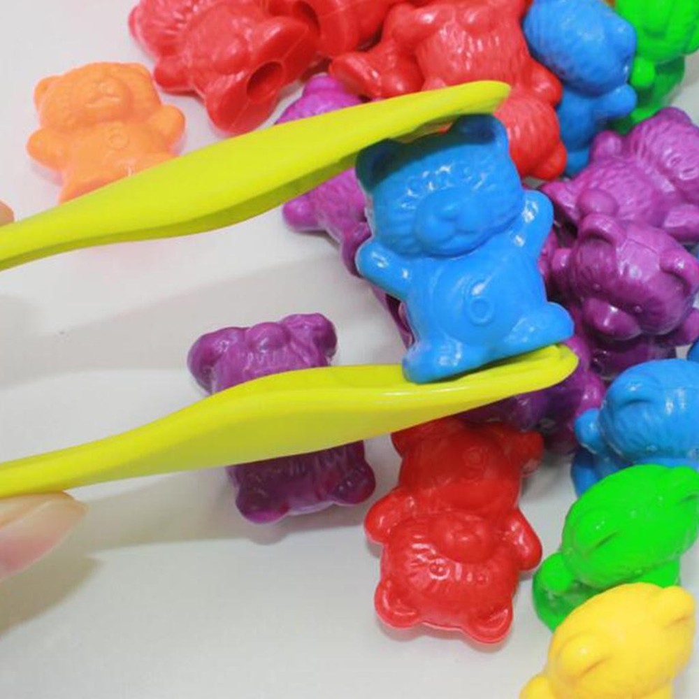 90Pcs Counting Sorting Playset Sort Game Rainbow Cups Gifts