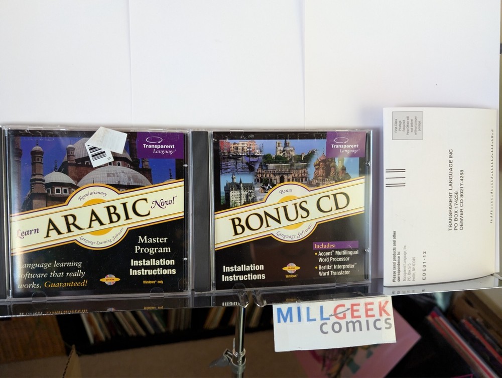 Learn Arabic Now, Deluxe Edition, Big Box, PC CD-ROM JD