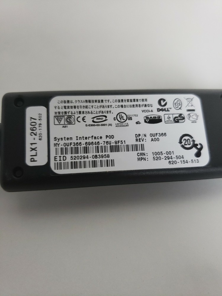 1 Dell 520-294-504 KVM System Interface Pod Adapter SIP USB Cable b33