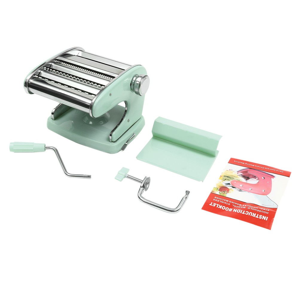 Adjustable Pasta Maker Machine Manual Noodle Making Machine Thickness 0.3-5mm