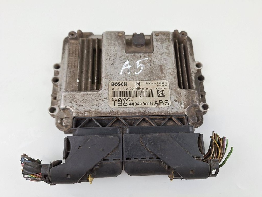 Fiat Multipla 2007 Engine Control Module ECU 55200651 kW BVV1276