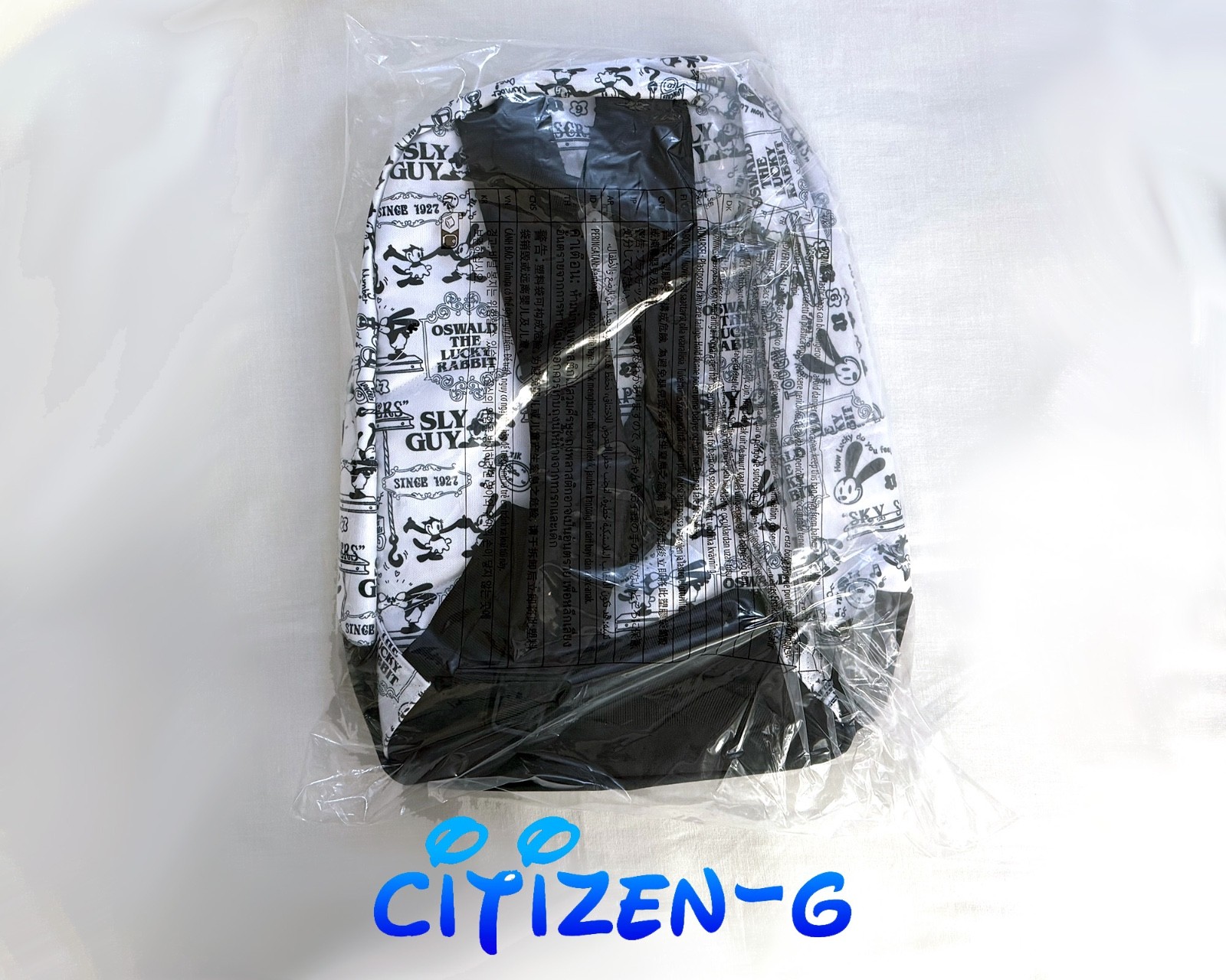 New 2026 Disney OSWALD The LUCKY RABBIT Adult Backpack NWT Pattern w Ortensia