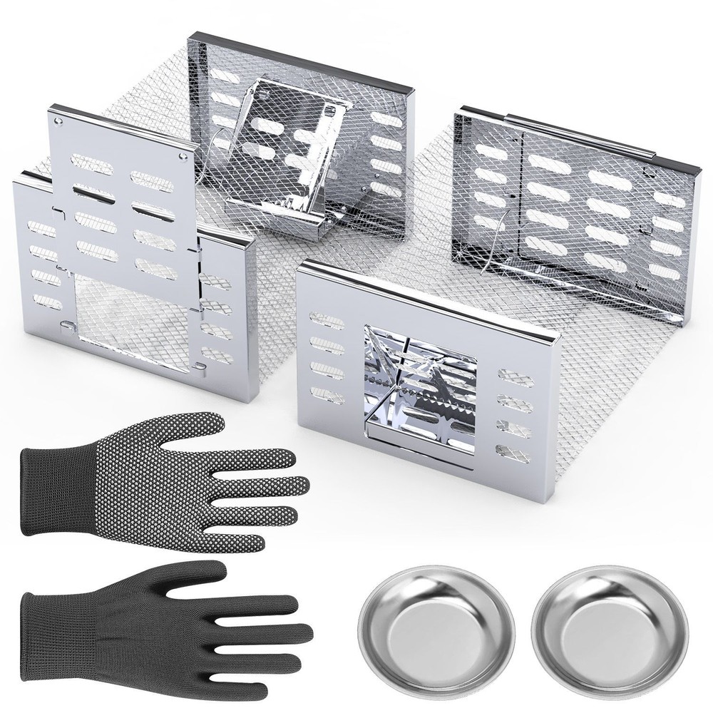 2PACK Humane Rat Trap Catch & Release Live Mouse Cage Yard Animals Mouse Traps