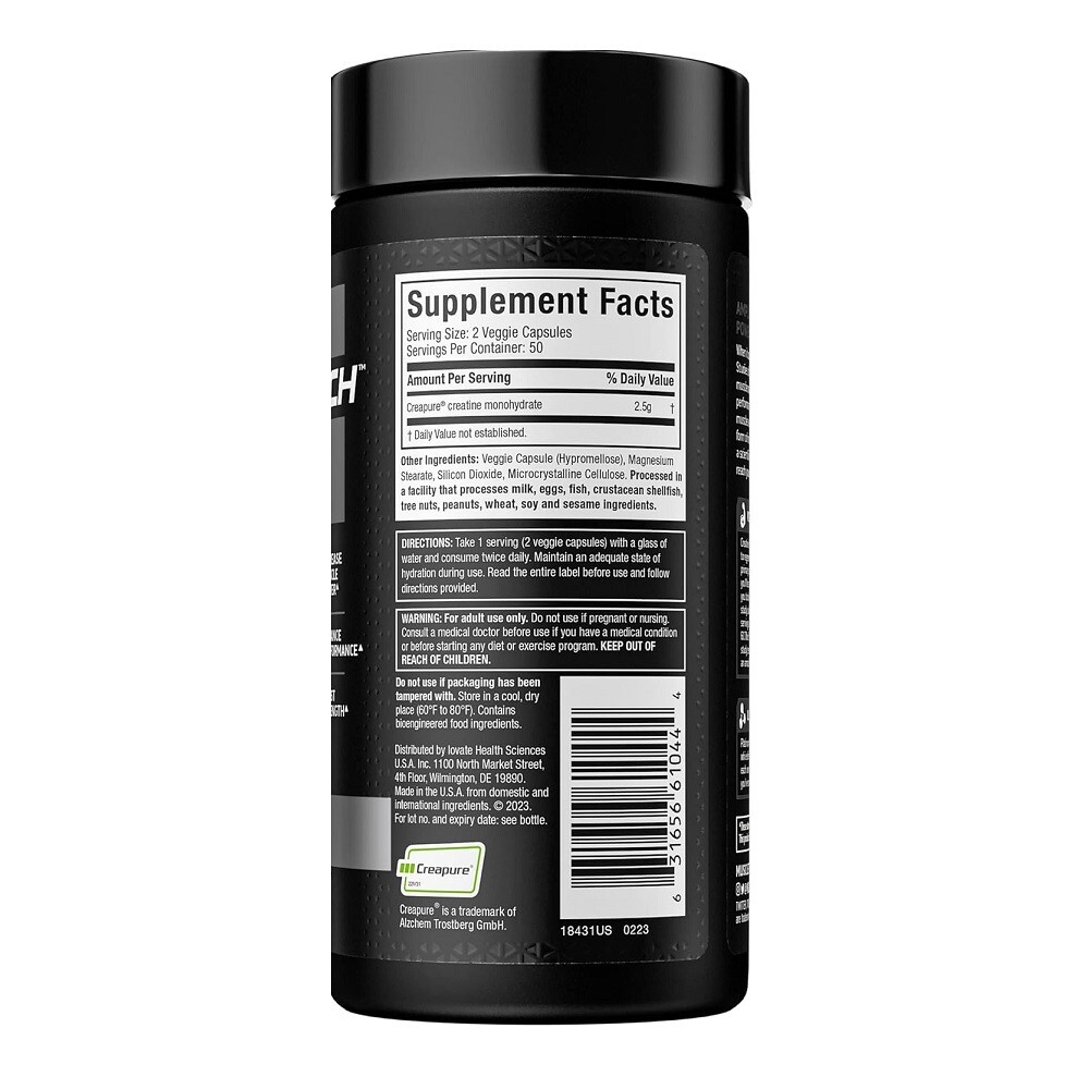 MuscleTech Platinum 100% Creatine 100 Capsules