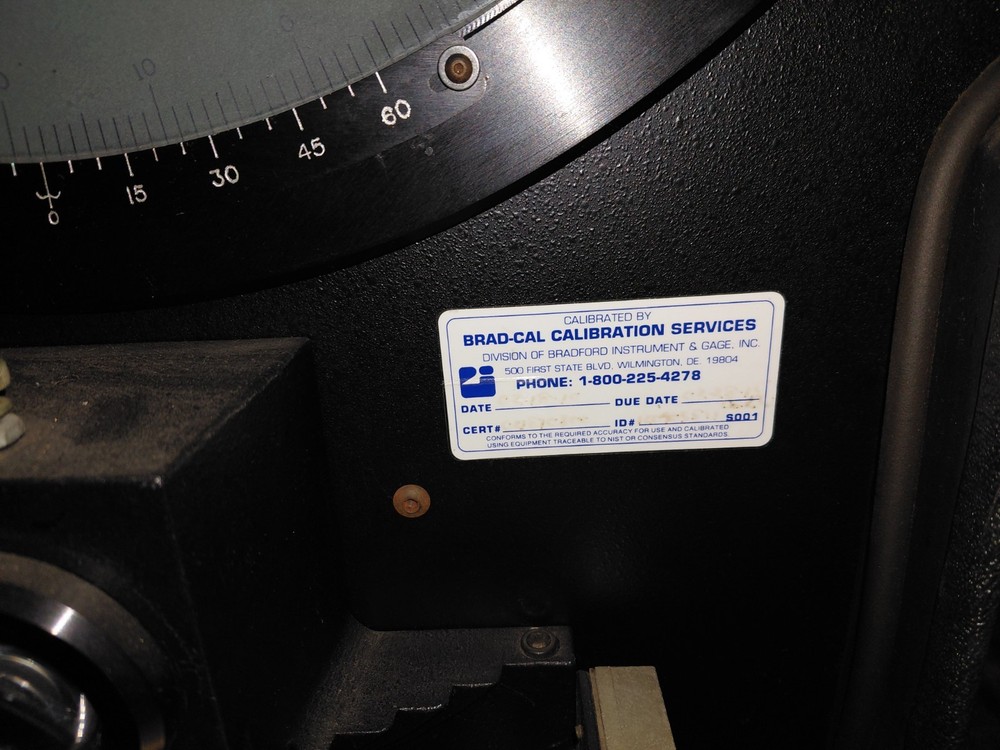 Micro-Vu Optical Comparator Metalworking Inspection Machine