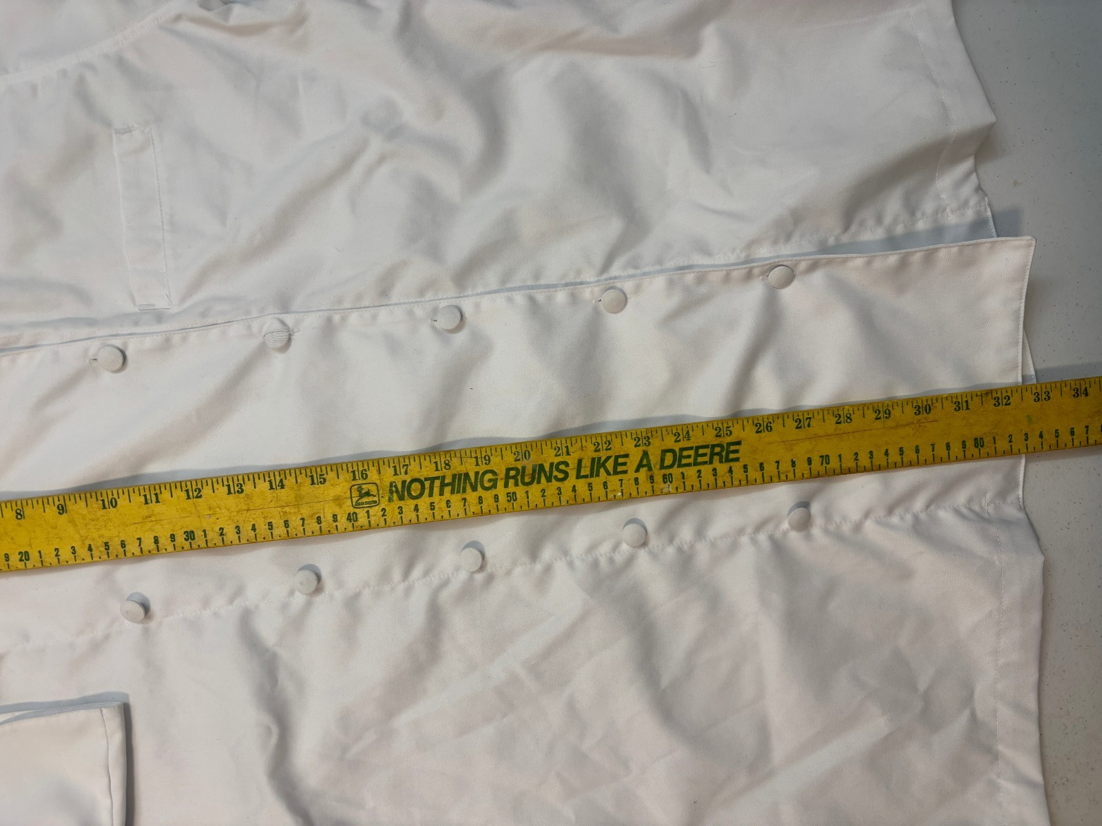 Mercer Culinary M62010WHL Renaissance Men's White Long Sleeve Chef Jacket Large