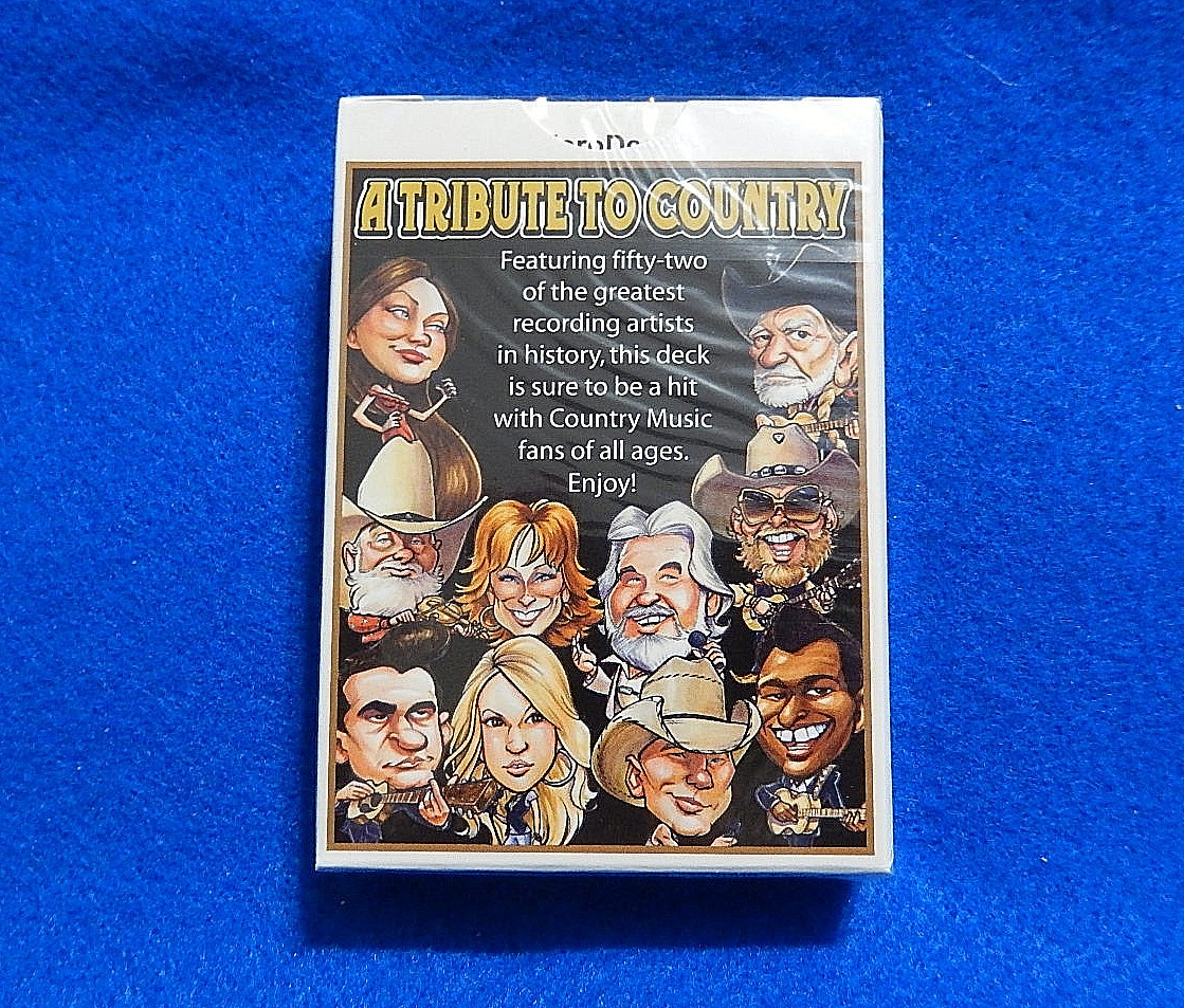 Hero Decks 52 Country Music Legends (Nelson, Cash, etc) Poker Game Playing Cards