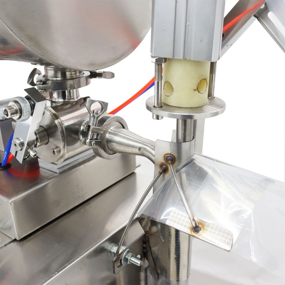 30-300ml Automatic Quantitative Paste Liquid Filler with Mixing Hopper 110V