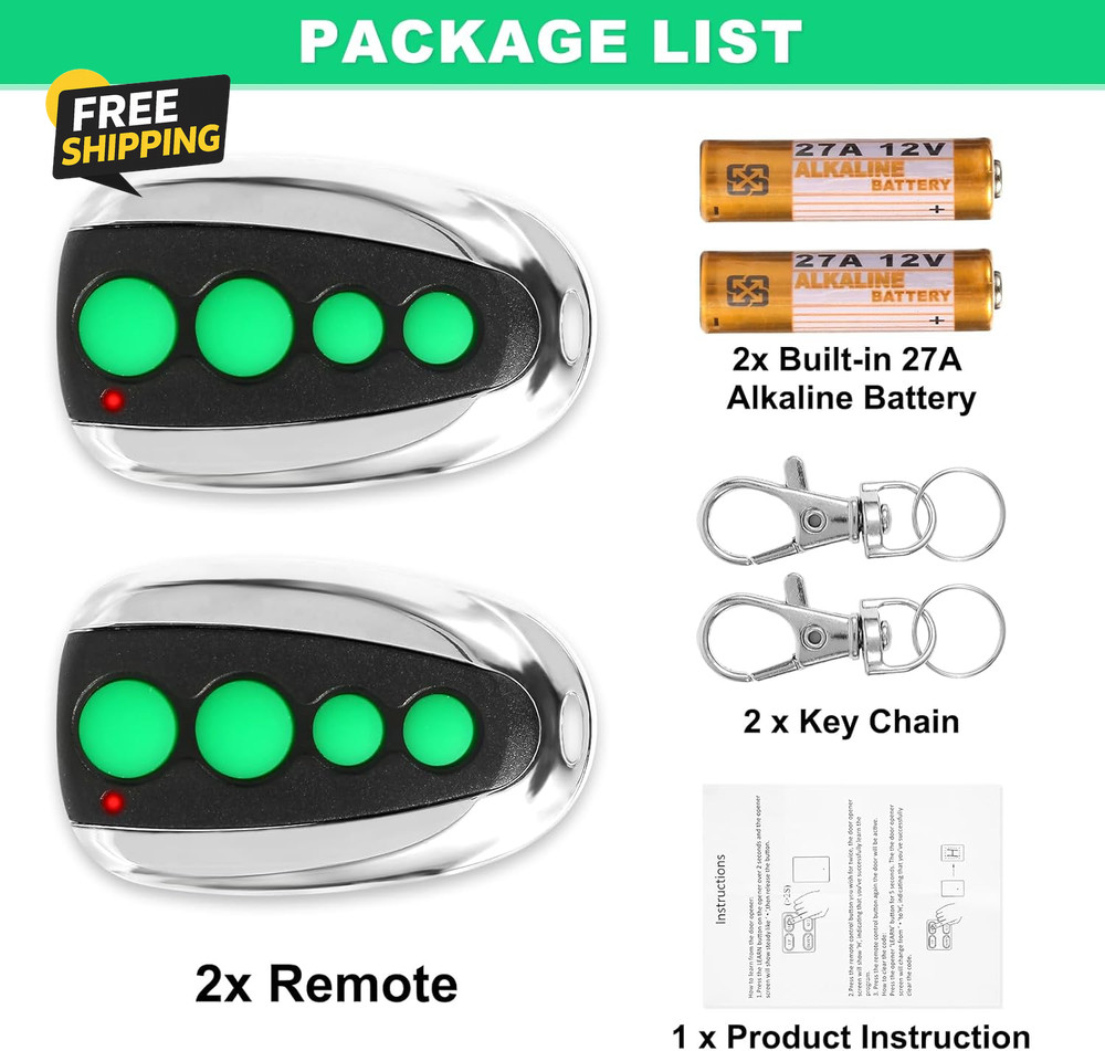 M12 Remote Control Transmitter 433.92 Mhz for Automatic Swing Sliding Gate