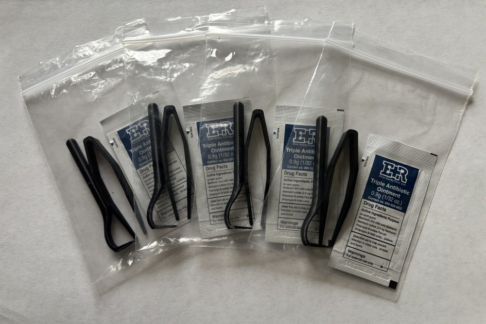 Tick Removal Kit - 4 Pack – Includes Tick Puller Tool & Triple Antibiotic Packs
