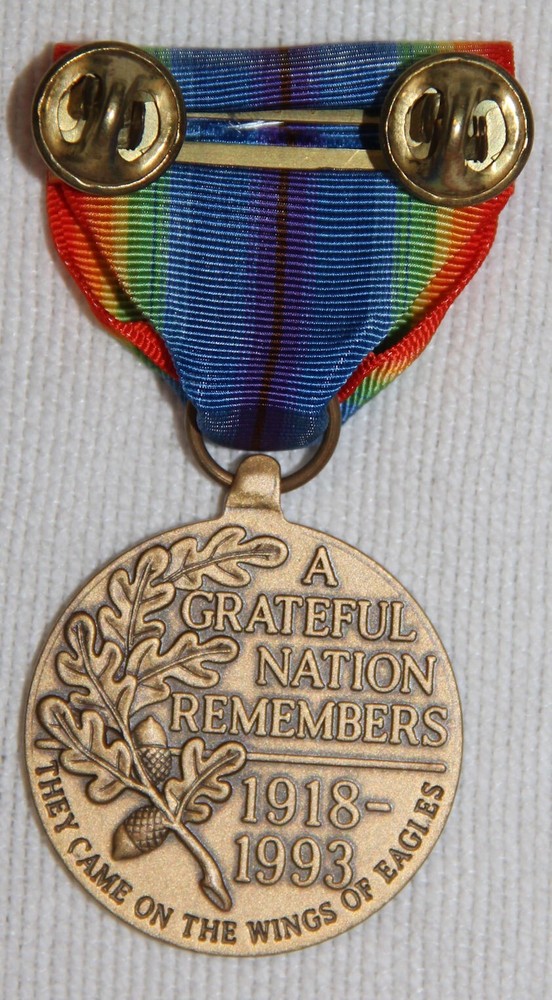 ORIGINAL WWI 75TH ANNIVERSARY CASED MEDAL