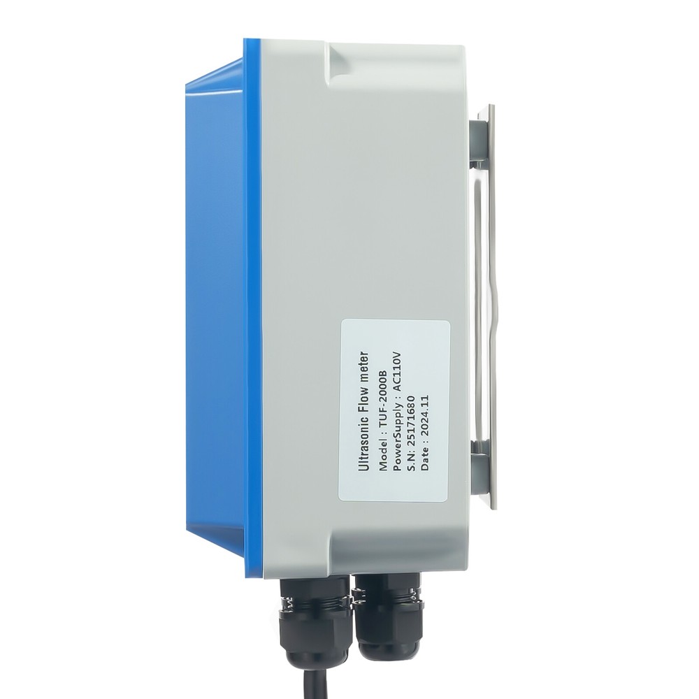 TUF-2000B Ultrasonic Flow Meter Liquid Digital Flowmeter Wall Mounted DN20-700mm