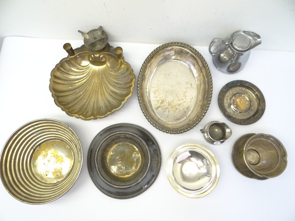 Mixed Antique Lot Silverplate James Dixon & Sons Sheffield Nickelplated