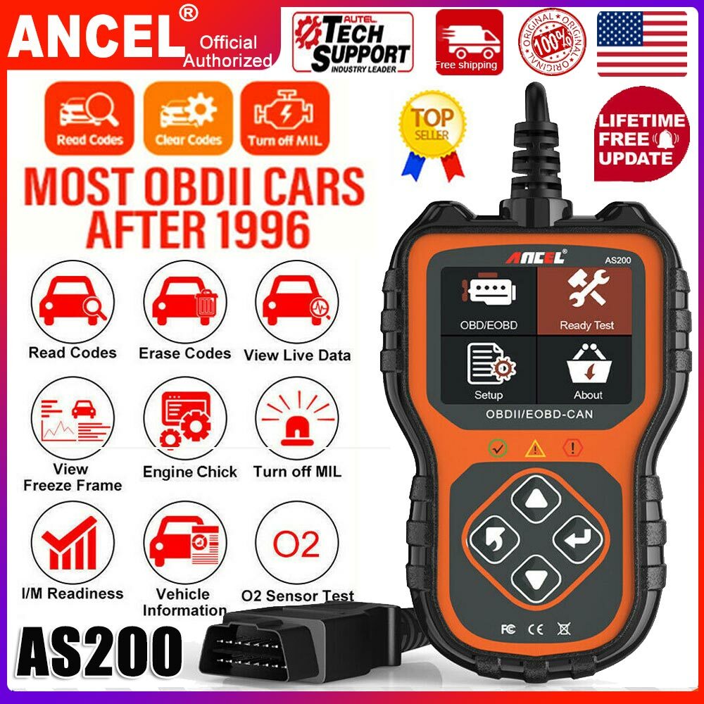 OBD2 Car Fault Code Reader Erase Engine Diagnostic Scanner Reset Live Data Tool