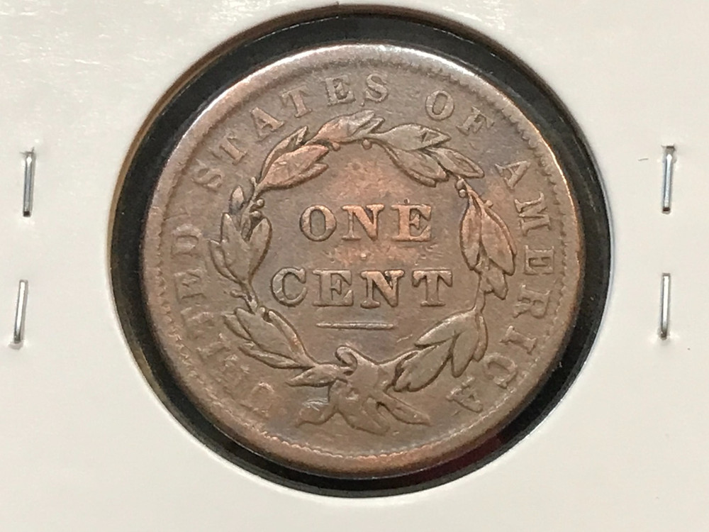 1838 Coronet Head Large Cent- Circulated 1C - B365