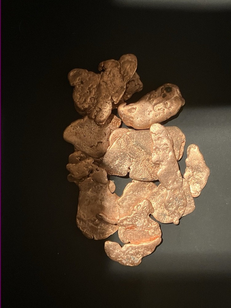Copper Natural Thick Flakes Thin Nuggets