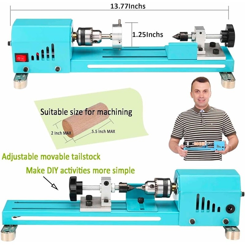 Mini Woodworking Tool Adjustable Chuck HSS Saw Multi-Purpose DIY Crafts Machine