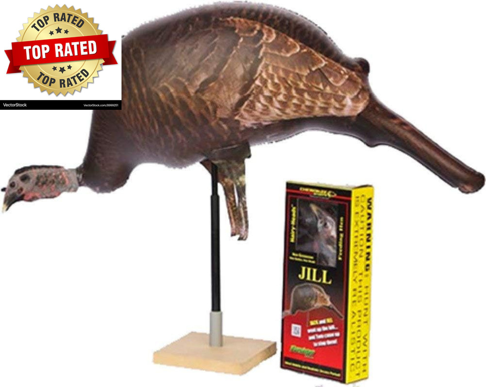 Jill the Hen Inflatable Decoy Black