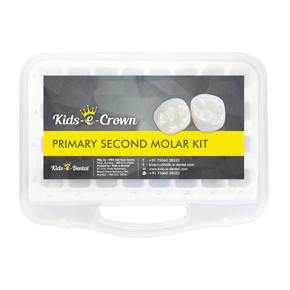 Kids-e-Crown Primary Second Molar Kits With DHL Free Shipping