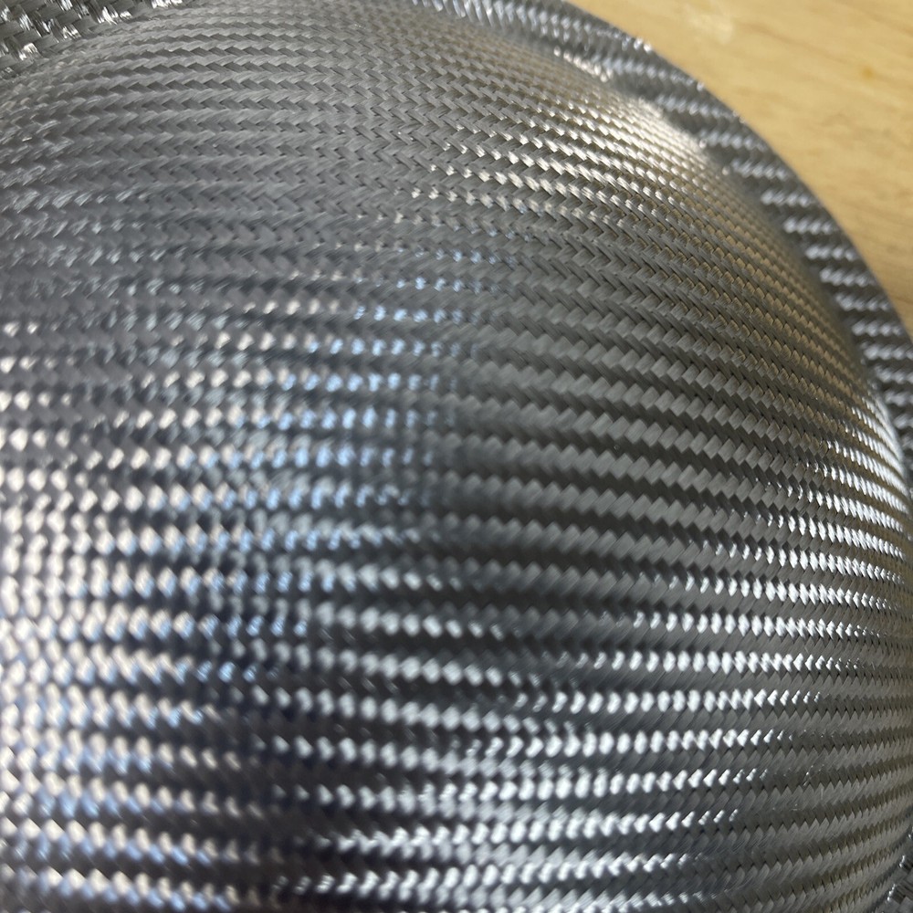 6.5” Solid Silver Carbon Fiber Composite Dust Cap Subwoofer Speaker Cone Sub